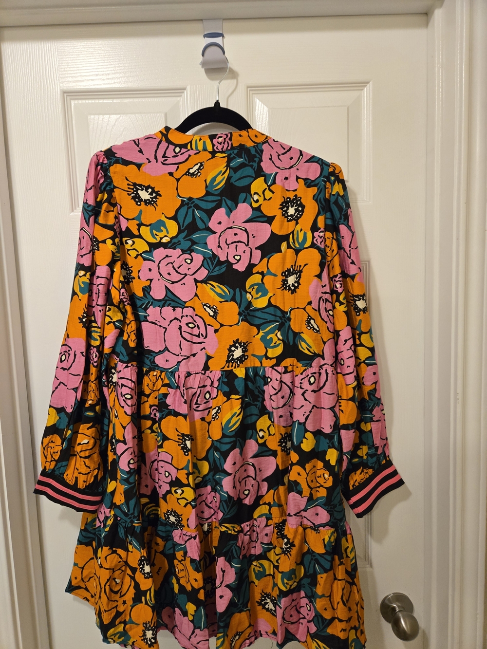 JODIFL Pink, Orange & Green Floral Mini Dress - Picture 9 of 9